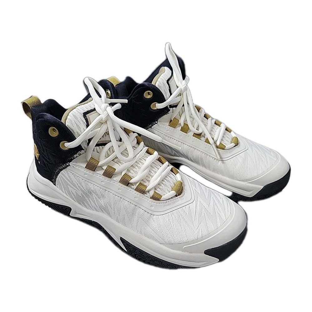Moolah SNEAKERS Press‎ Break V2, Size 4Y, BLACK/GOLD BRAND NEW, BOX NO LID